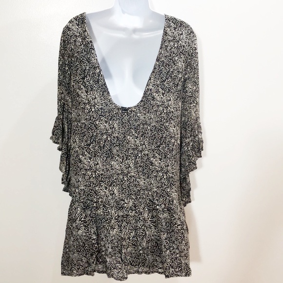 Volcom Stone Row Whiskey Mountain Tunic Mini Dress - Picture 4 of 6
